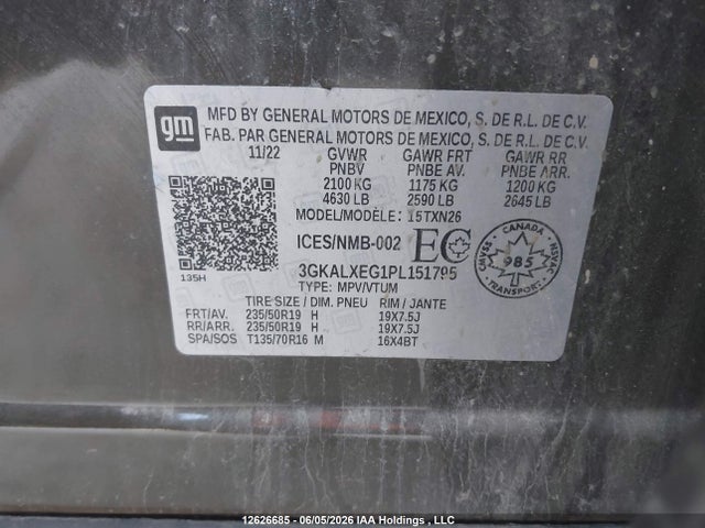 3GKALXEG1PL151795 GMC Terrain Denali