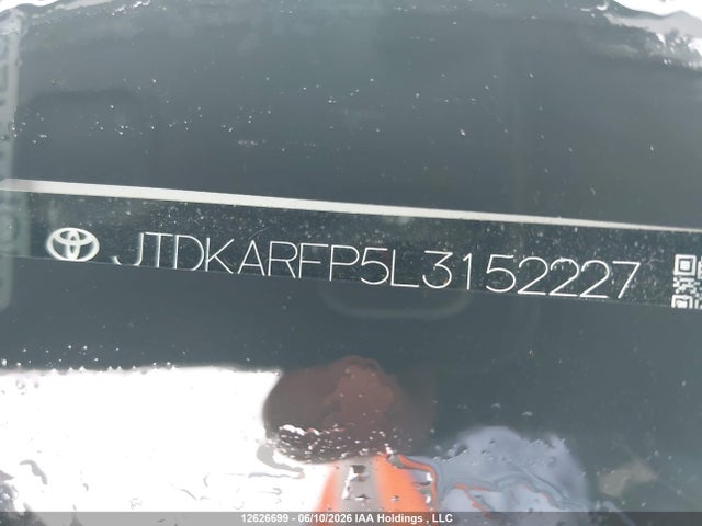 JTDKARFP5L3152227 Toyota PRIUS PRIME