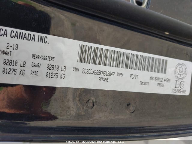 Dodge Charger Sxt 2019 2C3CDXBG5KH612847 Image 9