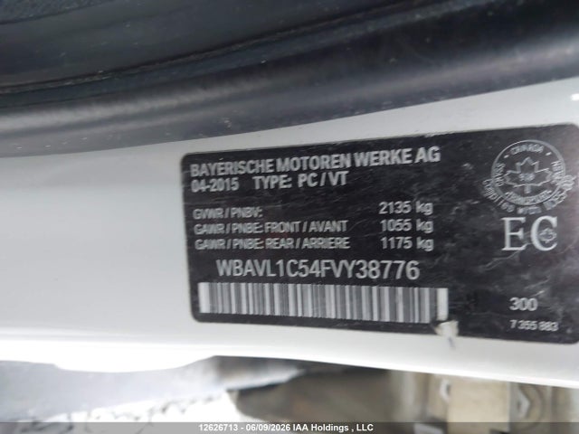 WBAVL1C54FVY38776 BMW X1 Xdrive28i