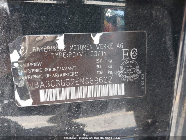 WBA3C3G52ENS69602 BMW 320i Xdrive