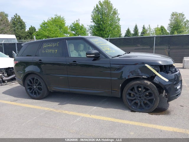 Aukcja sprzedaży 2016 Land Rover Range Rover Sport Diesel Td6 Hse, vin: SALWR2KF3GA637717, numer aukcji: 12626805