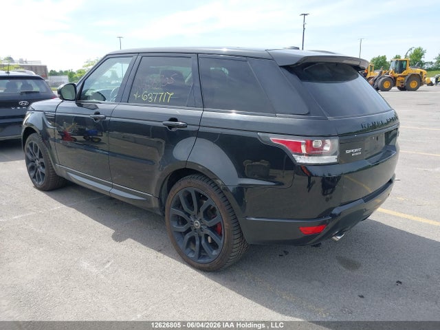 Aukcja sprzedaży 2016 Land Rover Range Rover Sport Diesel Td6 Hse, vin: SALWR2KF3GA637717, numer aukcji: 12626805