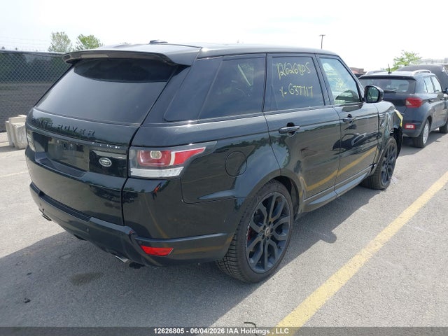 Aukcja sprzedaży 2016 Land Rover Range Rover Sport Diesel Td6 Hse, vin: SALWR2KF3GA637717, numer aukcji: 12626805
