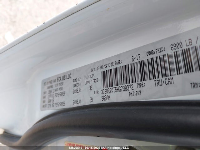 Dodge RAM 1500 2017 3C6RR7KT5HG738372 Image 9