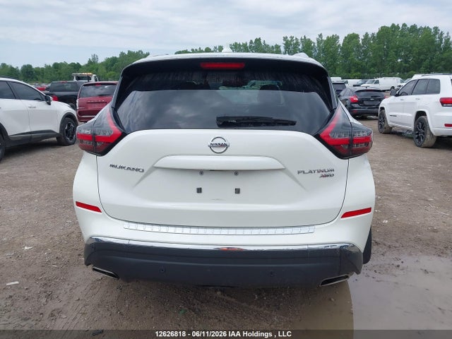 12626818 :رقم المزاد ، 5N1AZ2DSXLN101955 vin ، 2020 Nissan Murano Platinum مزاد بيع
