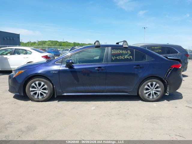 12626848 :رقم المزاد ، JTDBBMBE3MJ032749 vin ، 2021 Toyota Corolla Hybrid مزاد بيع