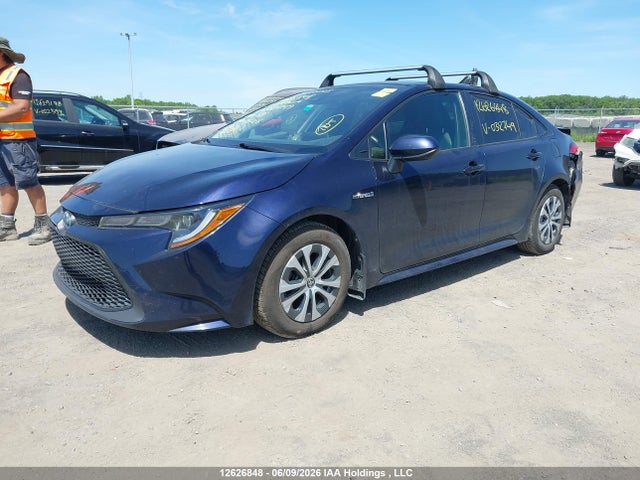 12626848 :رقم المزاد ، JTDBBMBE3MJ032749 vin ، 2021 Toyota Corolla Hybrid مزاد بيع