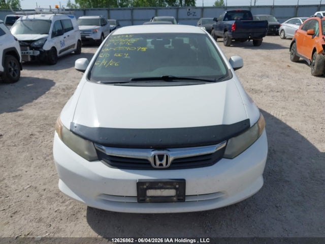 2012 Honda Civic Lx მანქანა იყიდება აუქციონზე, vin: 2HGFB2E41CH054095, აუქციონის ნომერი: 12626862