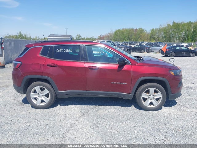 Продаж на аукціоні авто 2022 Jeep Compass North, vin: 3C4NJDBB1NT120506, номер лоту: 12626883