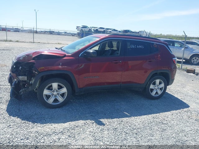Продаж на аукціоні авто 2022 Jeep Compass North, vin: 3C4NJDBB1NT120506, номер лоту: 12626883