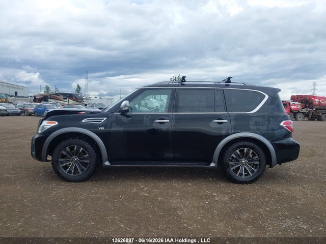 12626897 :رقم المزاد ، JN8AY2NCXJ9556863 vin ، 2018 Nissan Armada Sv/sl/platinum مزاد بيع
