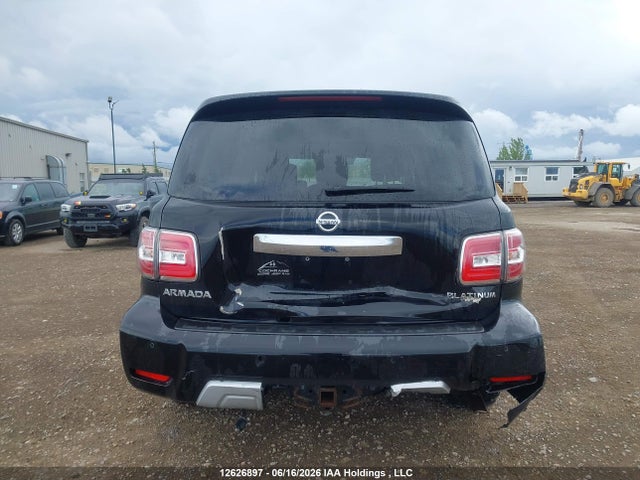 12626897 :رقم المزاد ، JN8AY2NCXJ9556863 vin ، 2018 Nissan Armada Sv/sl/platinum مزاد بيع