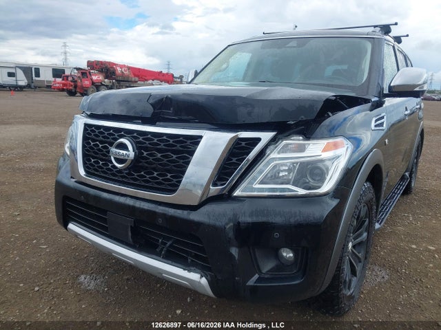 12626897 :رقم المزاد ، JN8AY2NCXJ9556863 vin ، 2018 Nissan Armada Sv/sl/platinum مزاد بيع