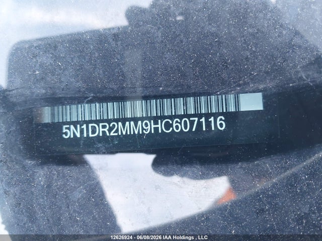 Aukcja sprzedaży 2017 Nissan Pathfinder, vin: 5N1DR2MM9HC607116, numer aukcji: 12626924