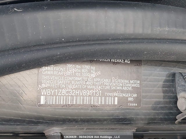 BMW I3 REX 2017 WBY1Z8C32HV891131 Image 9