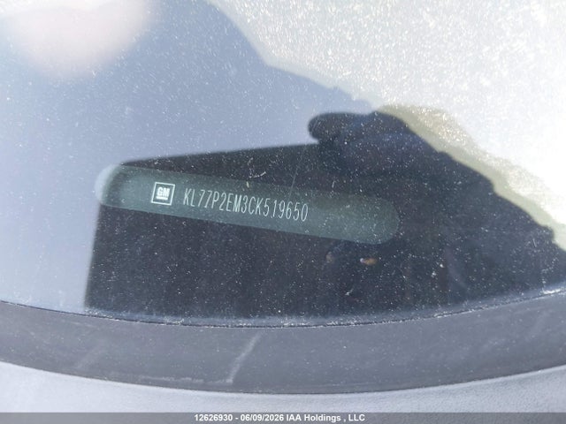 Aukcja sprzedaży 2012 Chevrolet Orlando, vin: KL77P2EM3CK519650, numer aukcji: 12626930