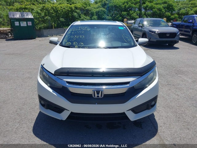 2017 Honda Civic Touring მანქანა იყიდება აუქციონზე, vin: 2HGFC1F9XHH105893, აუქციონის ნომერი: 12626962
