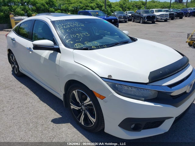 2017 Honda Civic Touring მანქანა იყიდება აუქციონზე, vin: 2HGFC1F9XHH105893, აუქციონის ნომერი: 12626962