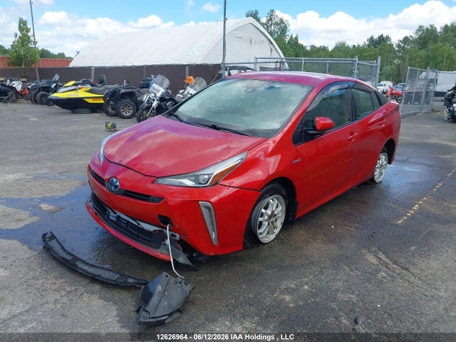 12626964 :رقم المزاد ، JTDL9RFU7L3020654 vin ، 2020 Toyota Prius Technology Awd-e مزاد بيع