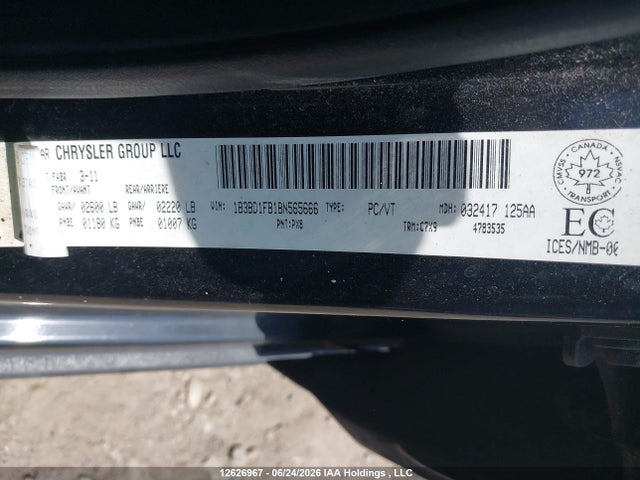 2011 Dodge Avenger მანქანა იყიდება აუქციონზე, vin: 1B3BD1FB1BN565666, აუქციონის ნომერი: 12626967