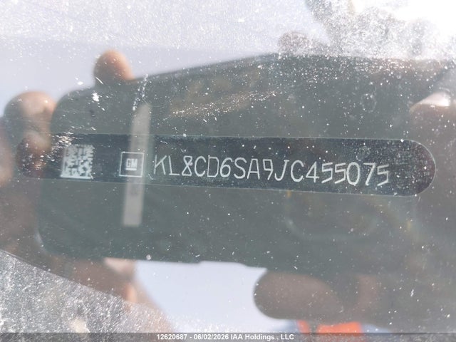 Продаж на аукціоні авто 2018 Chevrolet Spark 1lt Cvt, vin: KL8CD6SA9JC455075, номер лоту: 12620687