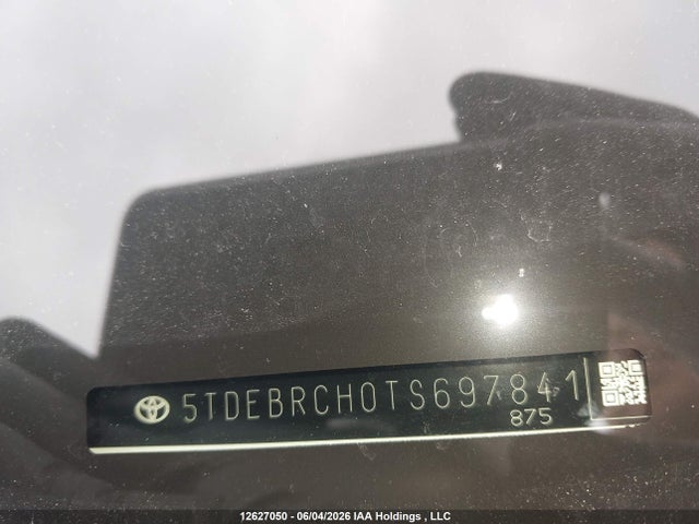 12627050 :رقم المزاد ، 5TDEBRCH0TS697841 vin ، 2026 Toyota Highlander Hybrid Limited Awd مزاد بيع