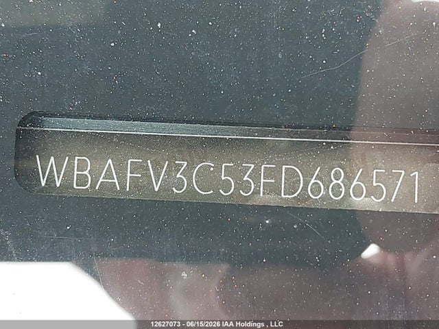 12627073 :رقم المزاد ، WBAFV3C53FD686571 vin ، 2015 Bmw 535d Xdrive مزاد بيع