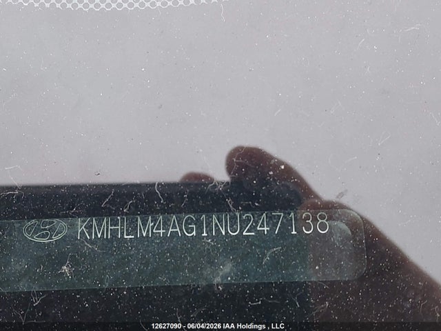 12627090 :رقم المزاد ، KMHLM4AG1NU247138 vin ، 2022 Hyundai Elantra Sel مزاد بيع