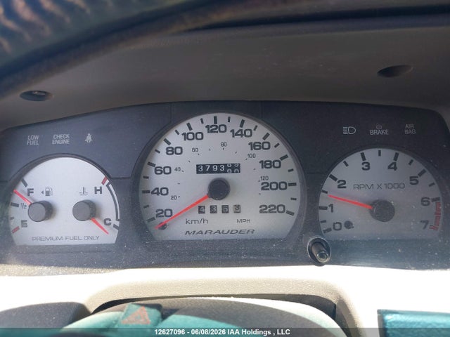 2003 Mercury Marauder მანქანა იყიდება აუქციონზე, vin: 2MEHM75V63X648533, აუქციონის ნომერი: 12627096