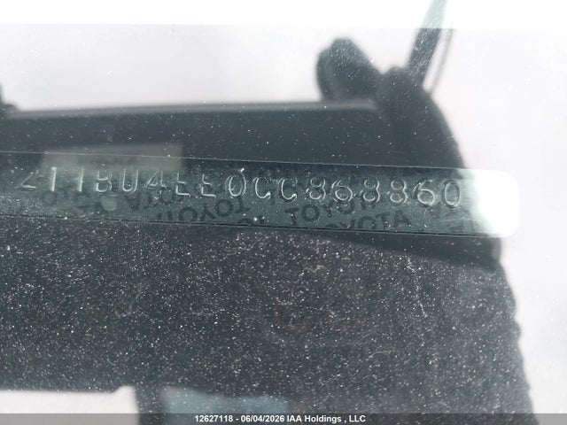 2012 Toyota Corolla S/le მანქანა იყიდება აუქციონზე, vin: 2T1BU4EE0CC868860, აუქციონის ნომერი: 12627118
