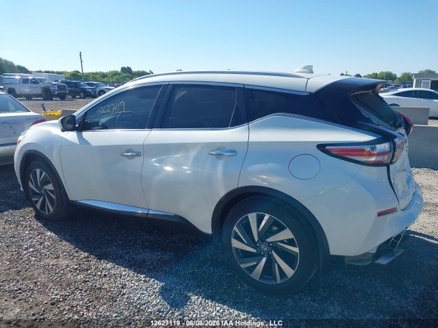 Продажа на аукционе авто 2017 Nissan Murano Platinum/sl/sv, vin: 5N1AZ2MH1HN134595, номер лота: 12627119