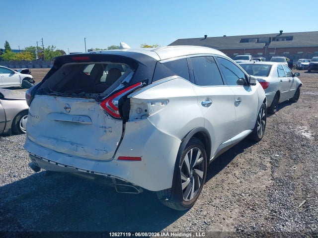Продажа на аукционе авто 2017 Nissan Murano Platinum/sl/sv, vin: 5N1AZ2MH1HN134595, номер лота: 12627119
