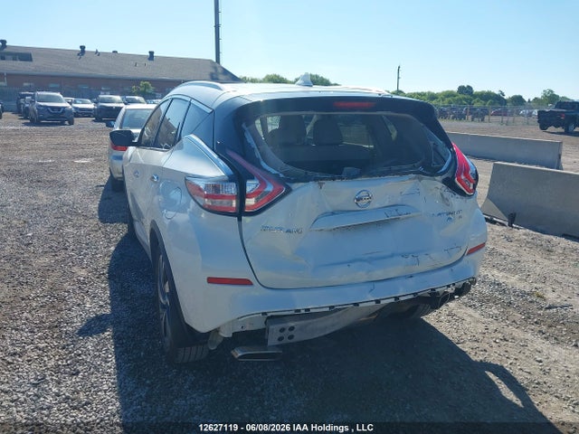 Продажа на аукционе авто 2017 Nissan Murano Platinum/sl/sv, vin: 5N1AZ2MH1HN134595, номер лота: 12627119