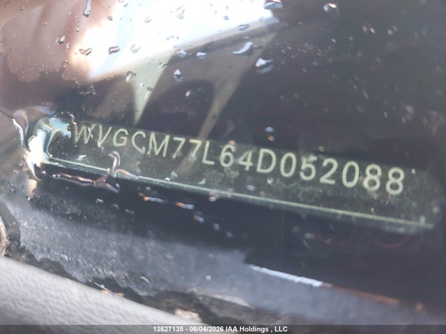 12627135 :رقم المزاد ، WVGCM77L64D052088 vin ، 2004 Volkswagen Touareg 4.2 مزاد بيع