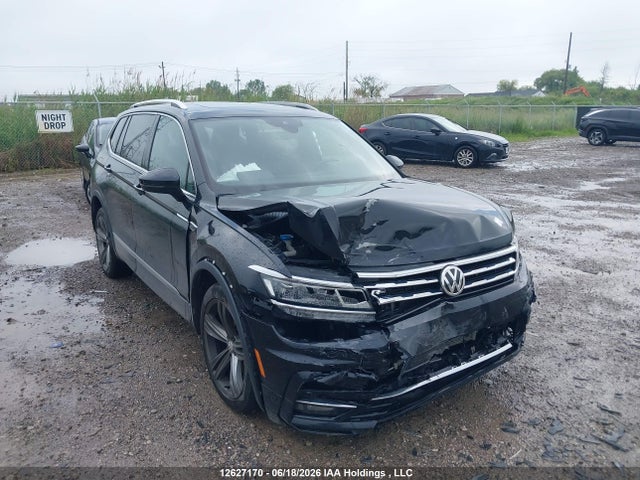 2021 Volkswagen Tiguan Highline მანქანა იყიდება აუქციონზე, vin: 3VV4B7AX2MM055487, აუქციონის ნომერი: 12627170