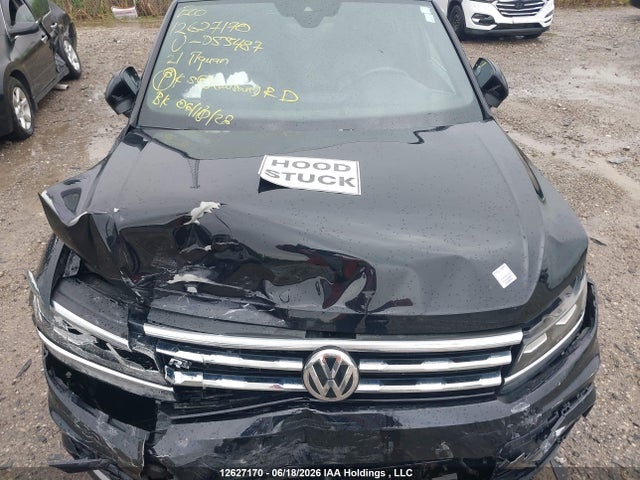2021 Volkswagen Tiguan Highline მანქანა იყიდება აუქციონზე, vin: 3VV4B7AX2MM055487, აუქციონის ნომერი: 12627170