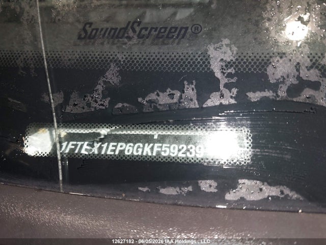 12627182 :رقم المزاد ، 1FTEX1EP6GKF59239 vin ، 2016 Ford F-150 Xlt مزاد بيع