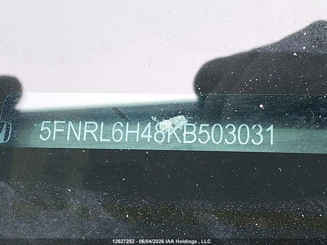 Aukcja sprzedaży 2019 Honda Odyssey Ex, vin: 5FNRL6H48KB503031, numer aukcji: 12627252