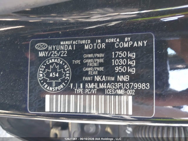 Aukcja sprzedaży 2023 Hyundai Elantra, vin: KMHLM4AG3PU379983, numer aukcji: 12627261