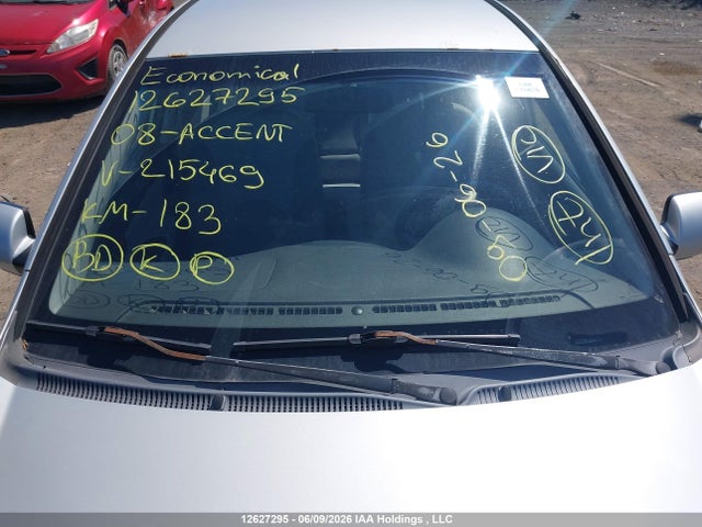 12627295 :رقم المزاد ، KMHCN45C68U215469 vin ، 2008 Hyundai Accent Gl/gls/l مزاد بيع