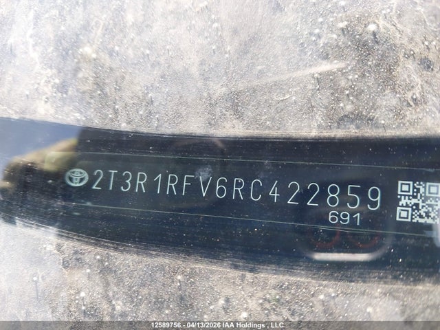 2024 Toyota Rav4 Xle მანქანა იყიდება აუქციონზე, vin: 2T3R1RFV6RC422859, აუქციონის ნომერი: 12589756