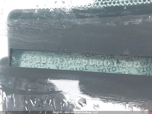 2009 Toyota Venza Base V6 მანქანა იყიდება აუქციონზე, vin: 4T3BK11A49U001208, აუქციონის ნომერი: 12615157