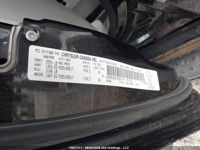 2010 Chrysler Town & Country Limited მანქანა იყიდება აუქციონზე, vin: 2A4RR6DX2AR162396, აუქციონის ნომერი: 12627311
