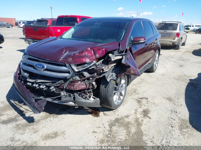 12595240 :رقم المزاد ، 2FMPK4K86JBB60513 vin ، 2018 Ford Edge Titanium مزاد بيع