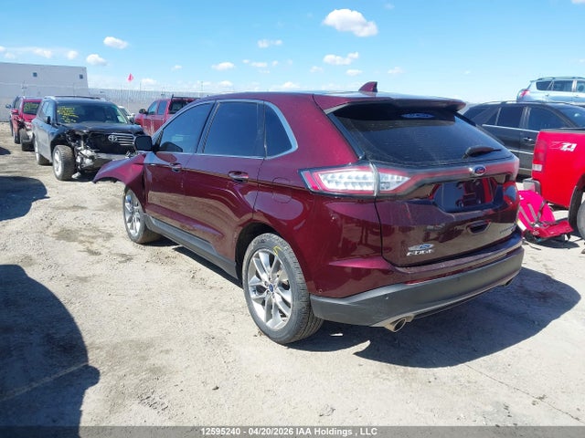 12595240 :رقم المزاد ، 2FMPK4K86JBB60513 vin ، 2018 Ford Edge Titanium مزاد بيع
