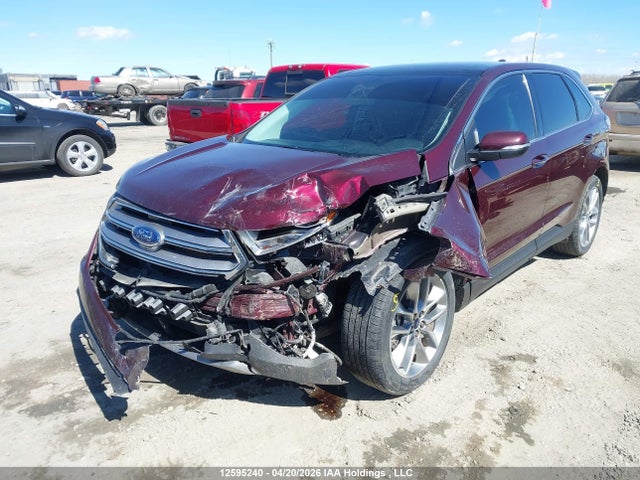 12595240 :رقم المزاد ، 2FMPK4K86JBB60513 vin ، 2018 Ford Edge Titanium مزاد بيع