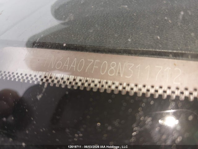 Продаж на аукціоні авто 2008 Nissan Titan Le, vin: 1N6AA07F08N311712, номер лоту: 12619711