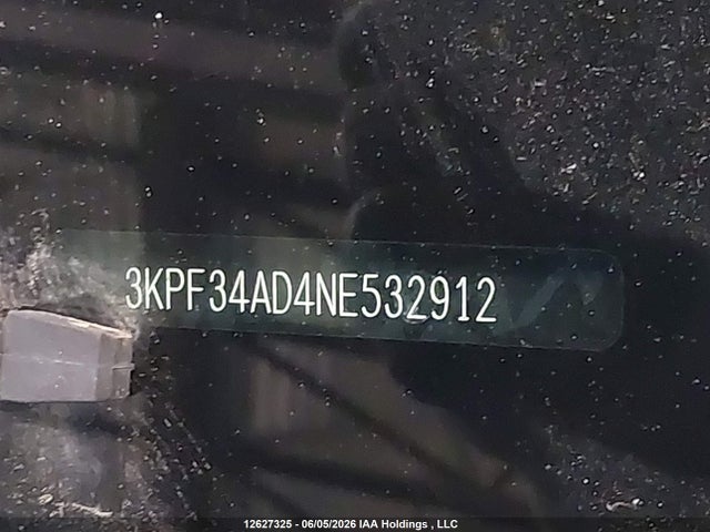 12627325 :رقم المزاد ، 3KPF34AD4NE532912 vin ، 2022 Kia Forte Ex/ex Premium/ex+/gt-line مزاد بيع