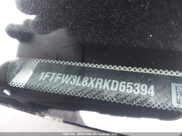 Aukcja sprzedaży 2024 Ford F150 Xlt, vin: 1FTFW3L8XRKD65394, numer aukcji: 12627326